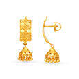 Magnificent Geometric Fusion Jhumkas,,hi-res image number null