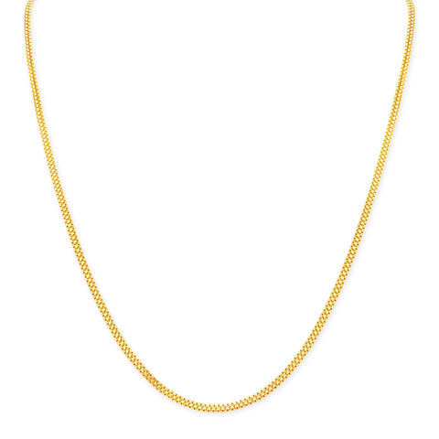 Finely Carved Men's Gold Chain
