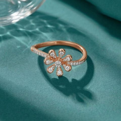 Floral Delight Diamond Ring