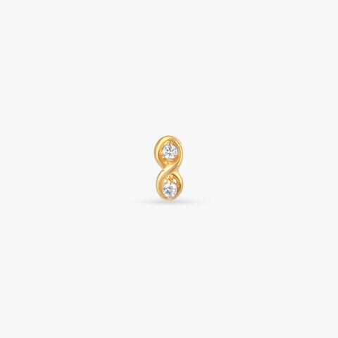 Infinite Spark Gold Nose Pin