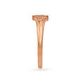 Glamorous Rose Gold and Diamond Finger Ring,,hi-res image number null
