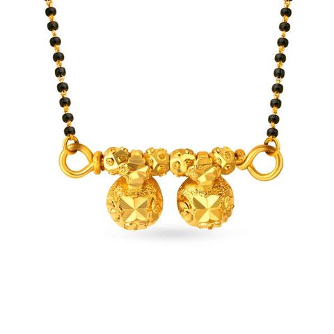 Dainty Sheen Gold Pendant