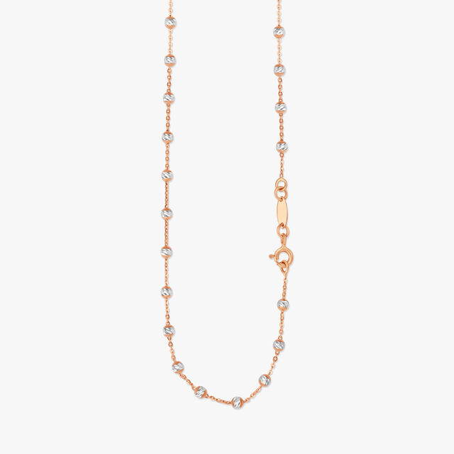 Alluring Beaded Gold Chain,,hi-res image number null