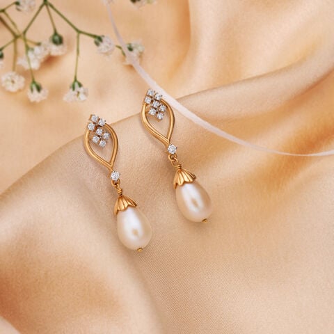 Heirloom Glow Diamond Drop Earrings