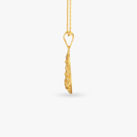 Sacred Radiance Gold Pendant