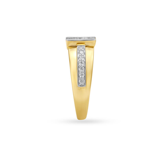 Modish 16 Stone Finger Ring for Men,,hi-res image number null