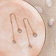 Sophisticated Diamond Hoop Earrings,,hi-res image number null
