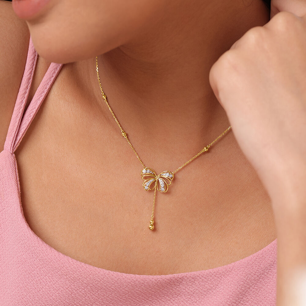 Tanishq butterfly outlet pendant