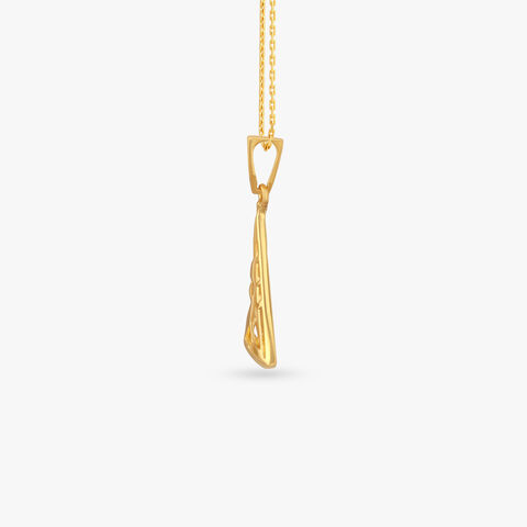 Artful Swing Gold Pendant