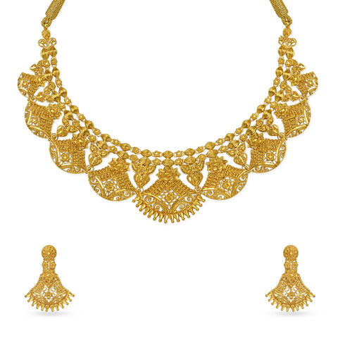 Royal Gold Necklace Set