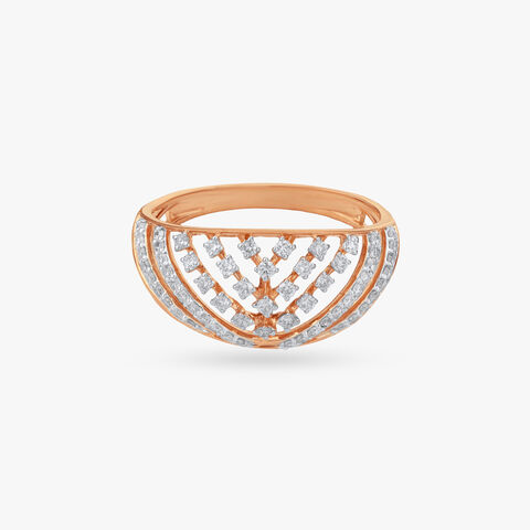 Radiant Waves Diamond Ring alternate view 1