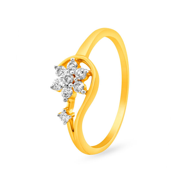 Mesmerising Floral Diamond Ring,,hi-res image number null