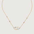 Meteor Charm 14KT Diamond Pendant with Chain,,hi-res image number null