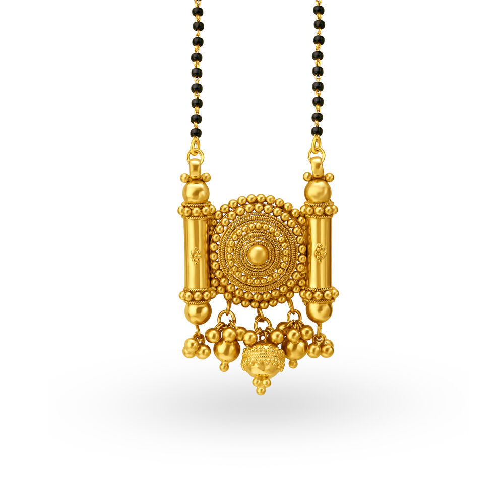 22k gold best sale mangalsutra tanishq