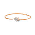 18kt Rose Gold Bangle & Diamond Bangle - Inflowing Tide,,hi-res image number null