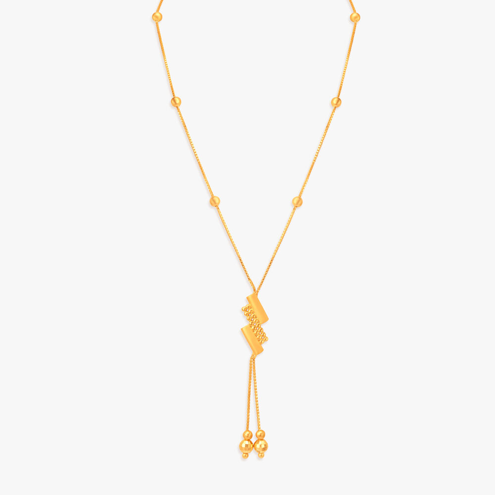 Sophisticated Lariat Pendant with Chain