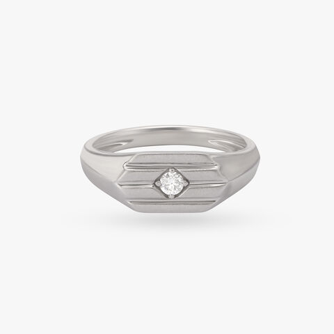 Sophistication Redefined Platinum Ring For Men alternate view 1