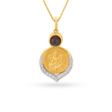 Laxmi Mantra Diamond Pendant