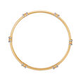 14kt Yellow Gold Pebble-inspired Gold Bangle,,hi-res image number null