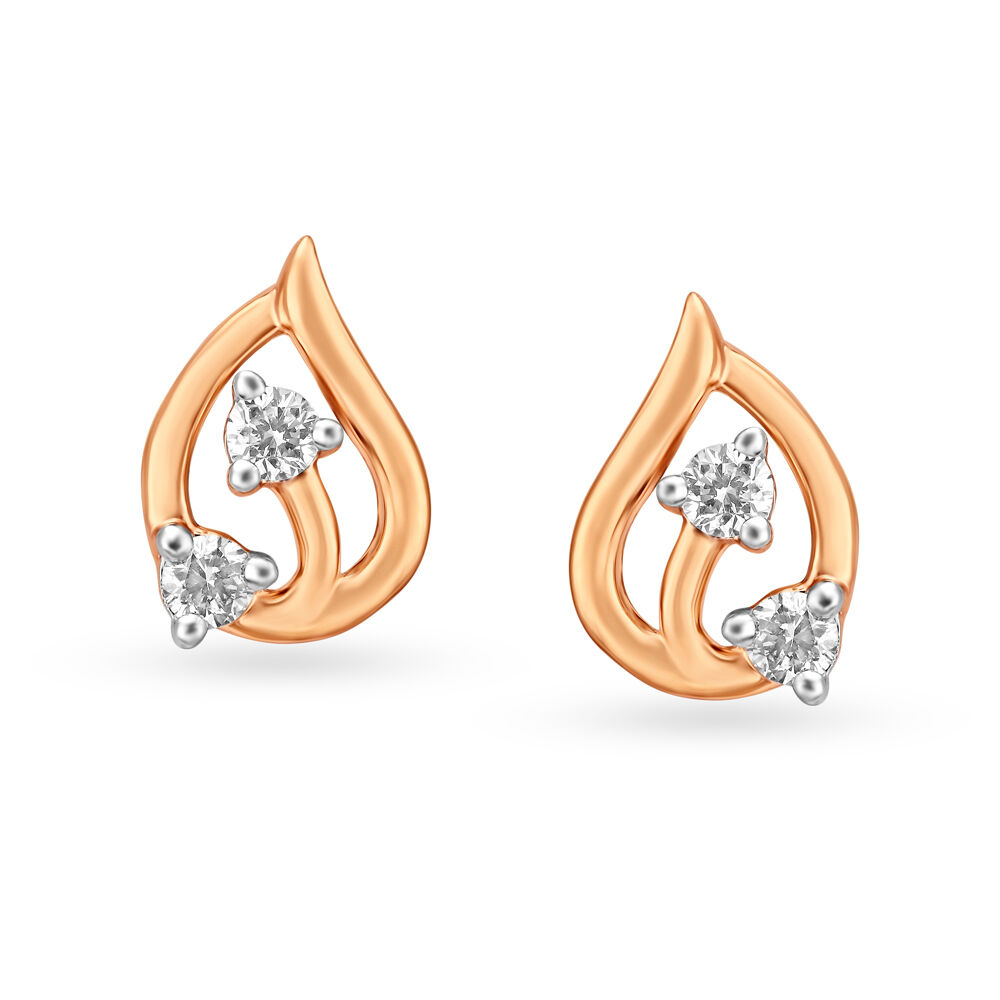 Tanishq studs hot sale diamond