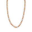 Bold Oval Link Dual Tone Gold Chain For Men,,hi-res image number null