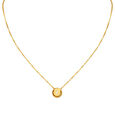 Letter Z Gold Pendant with Chain For Kids,,hi-res image number null