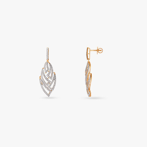Radiant Glamour Diamond Chandelier Earrings