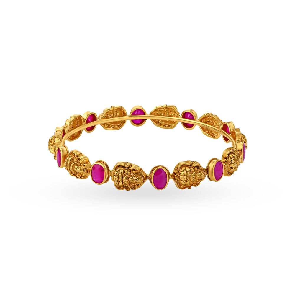 Buy Kushal's Fashion Jewellery Cubic Zirconia Gold Plated Link Bracelet -  Bracelet for Women 24279804 | Myntra