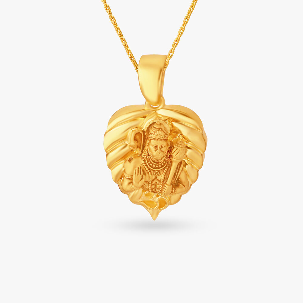 Hanuman locket gold tanishq store