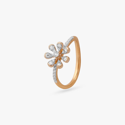 Floral Delight Diamond Ring