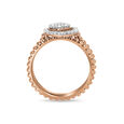14 KT Rose Gold Circular Detachable Diamond Ring,,hi-res image number null
