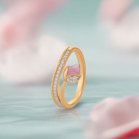 Whispering Bloom Diamond Ring