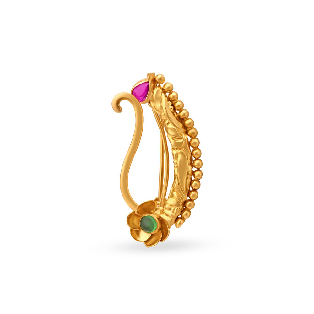 Marathi nose pin deals tanishq