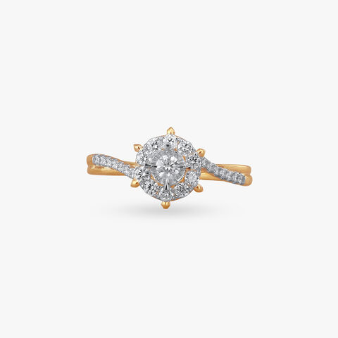 Radiant Burst Diamond Ring