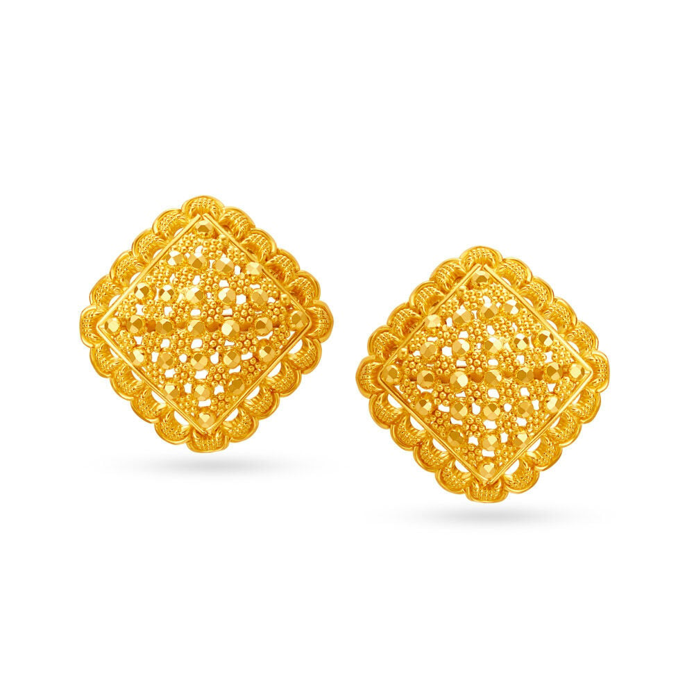 Kundan and Polki Earrings | Tanishq Online Store