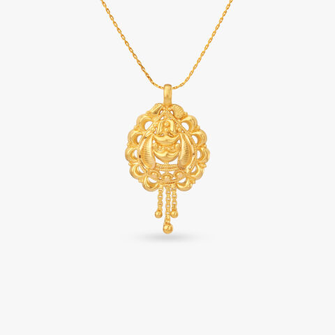 Royal Medallion Gold Pendant