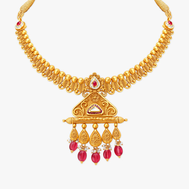 Glimmering Kundan Necklace,,hi-res image number null