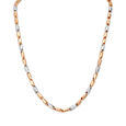 Intricately Carved Dual Tone Gold Chain For Men,,hi-res image number null