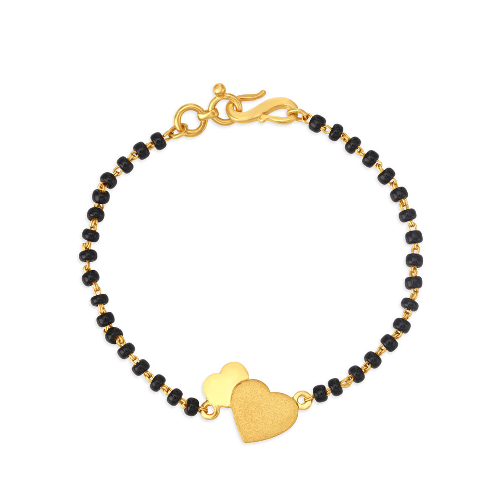 Tanishq black sales beads bracelet