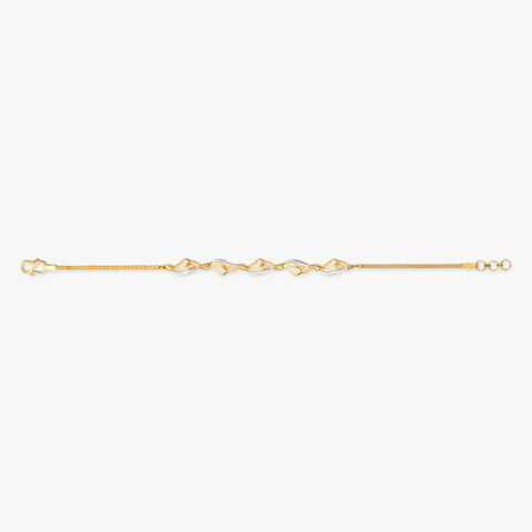 Ribbon Drift Gold Bracelet