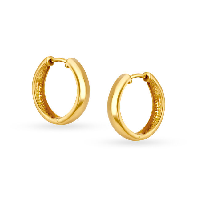 Minimalist Bali Style Hoop Earrings