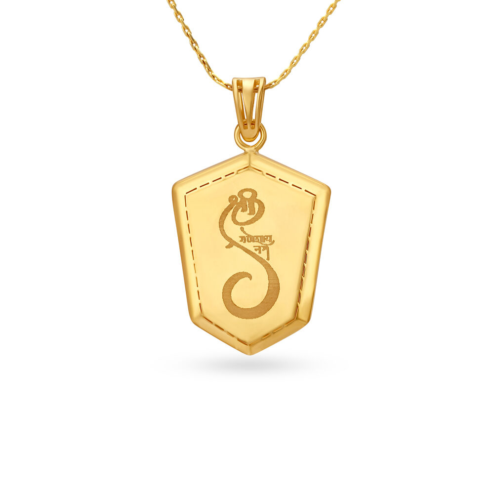 Tanishq ganpati shop pendant