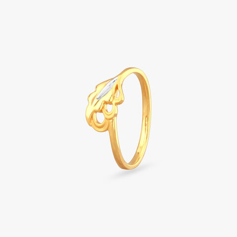 Tranquillity Twist Gold Ring