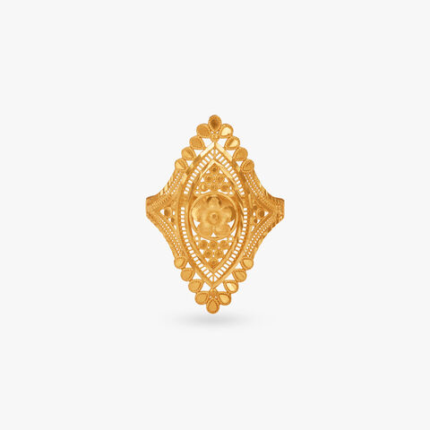 Blossom Radiance Gold Ring