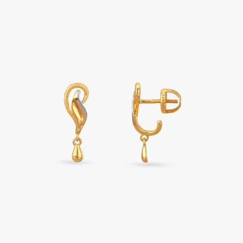 Golden Whisper Gold Hoop Earrings