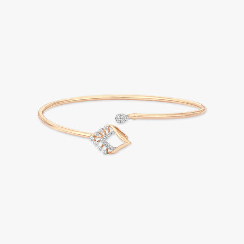 Celestial Arc Diamond Bangle