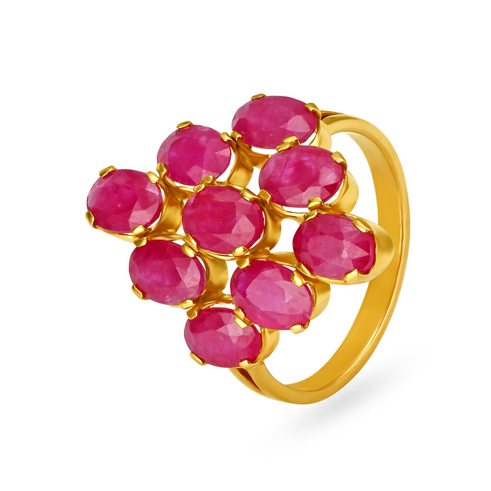 Ruby ring on sale tanishq