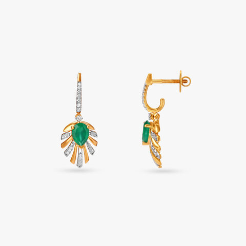 Eternal Rays Diamond Drop Earrings