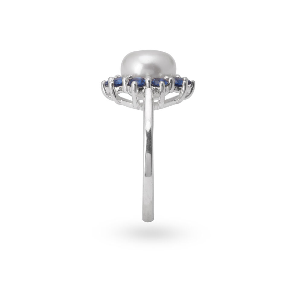 Celestial Halo Pearl Ring