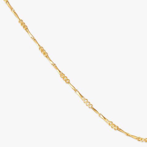 Twisted Link Gold Chain for Men